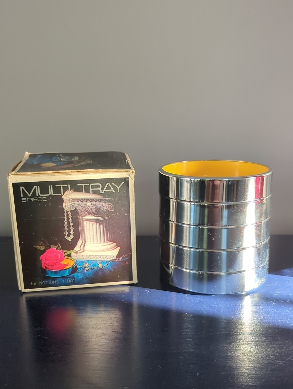 5-Piece Stackable Melamine Trays
